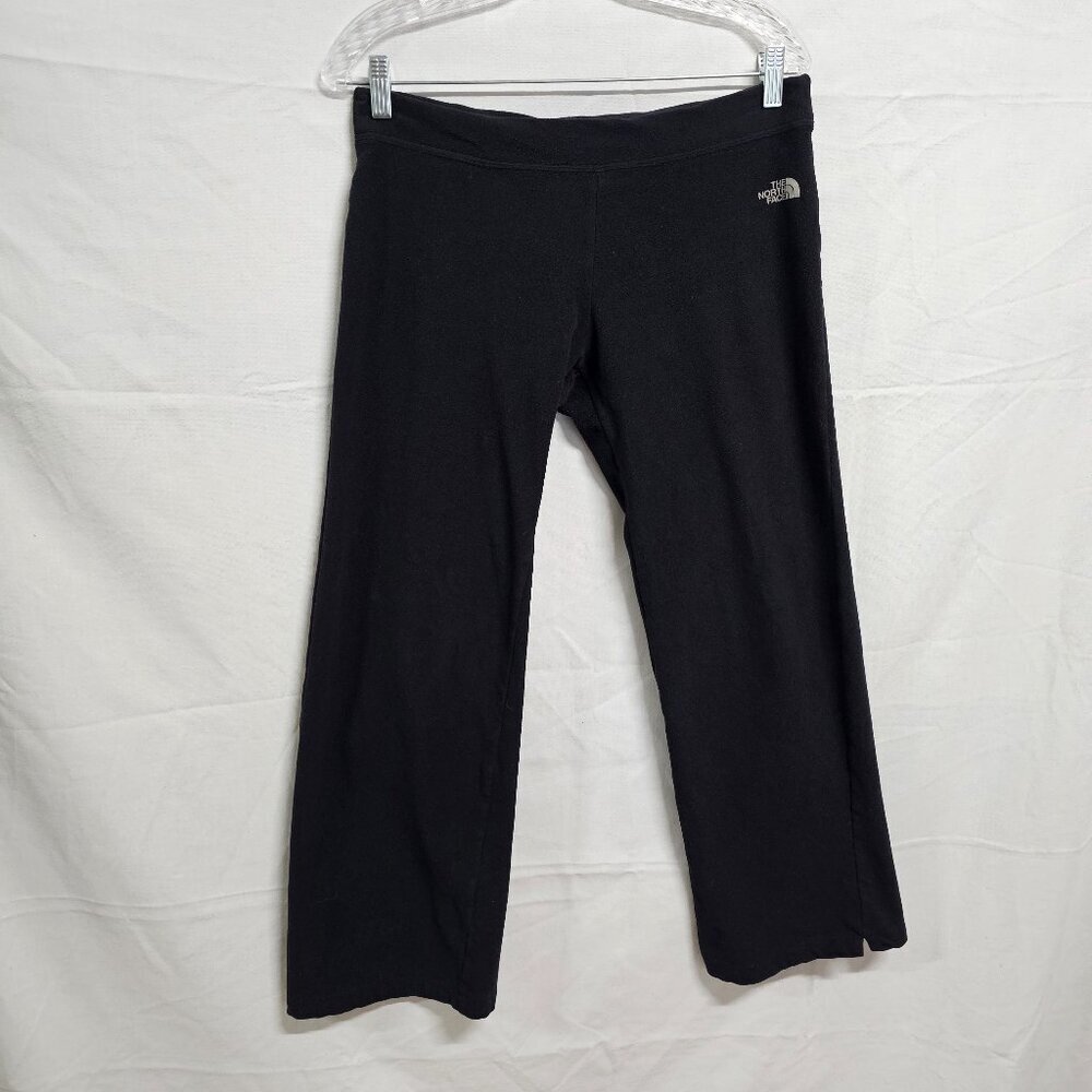 The North Face Low Rise Fleece Leggings Women Size S Black TKA 100